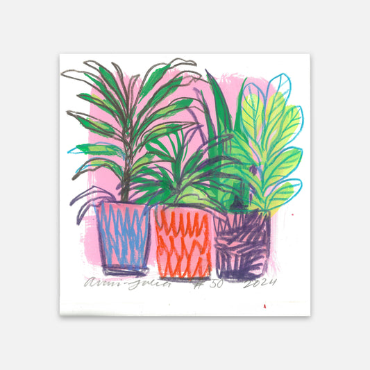 Maalausoriginaali | Plant Lovers #50