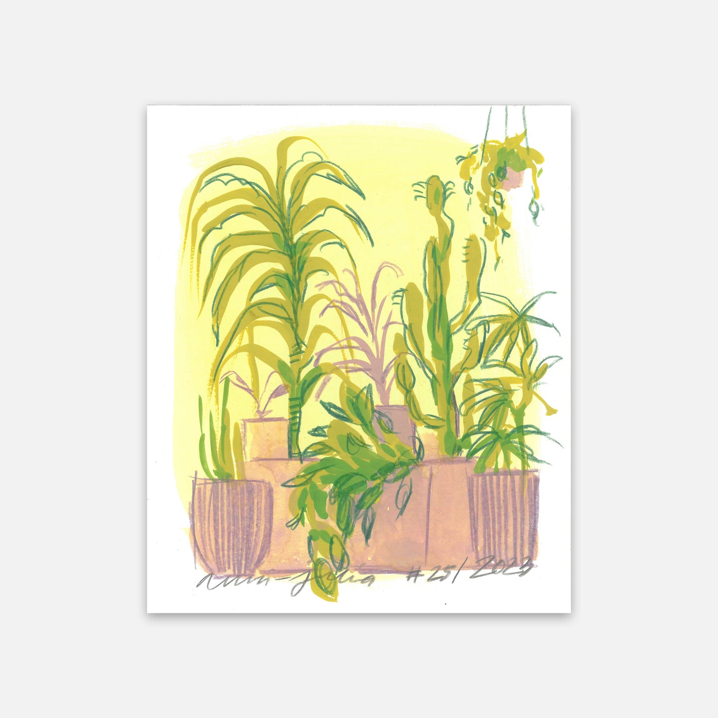 Maalausoriginaali | Plant Lovers #25