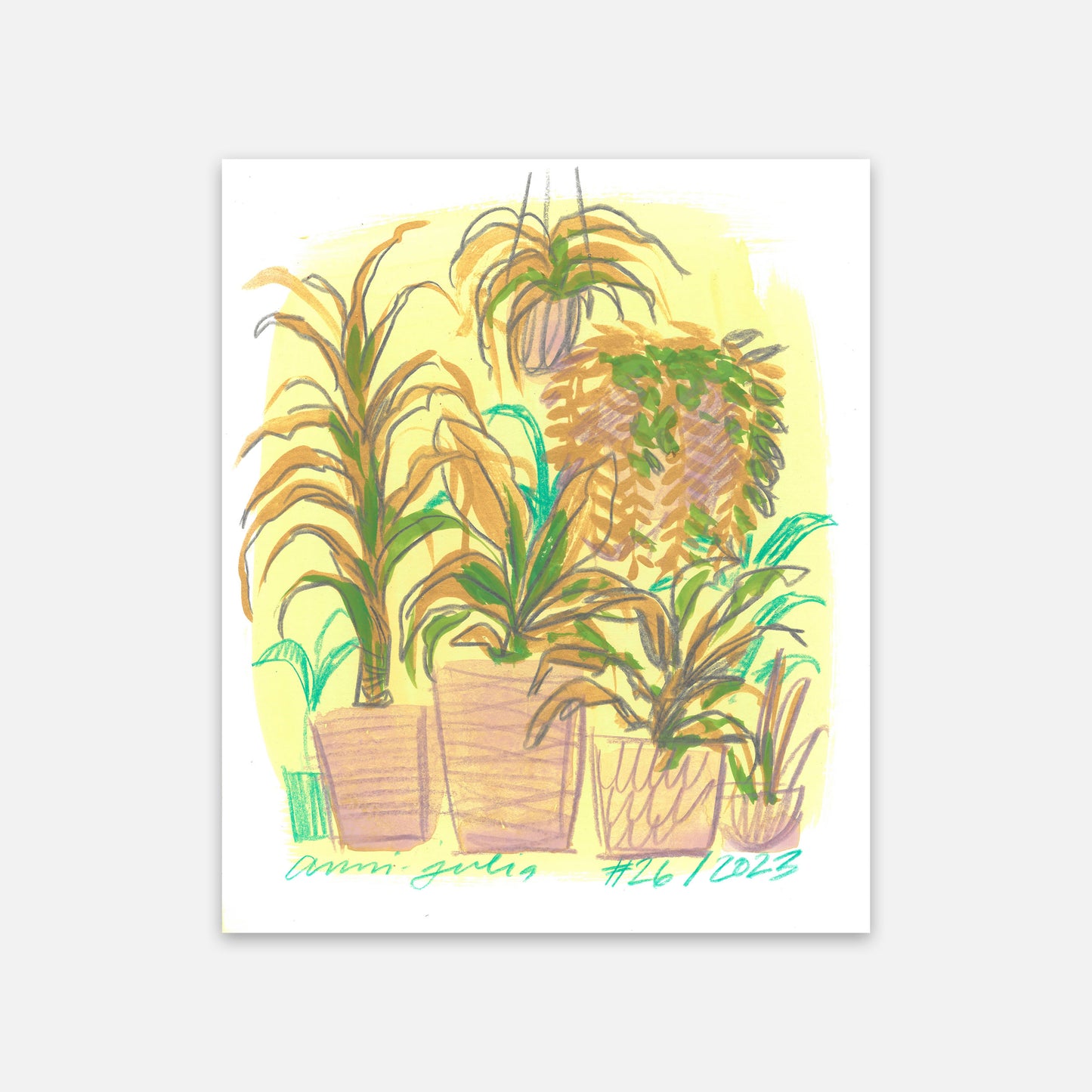 Maalausoriginaali | Plant Lovers #26